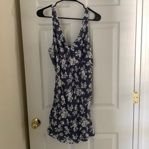 Abercrombie & Fitch blue and white dress, size small